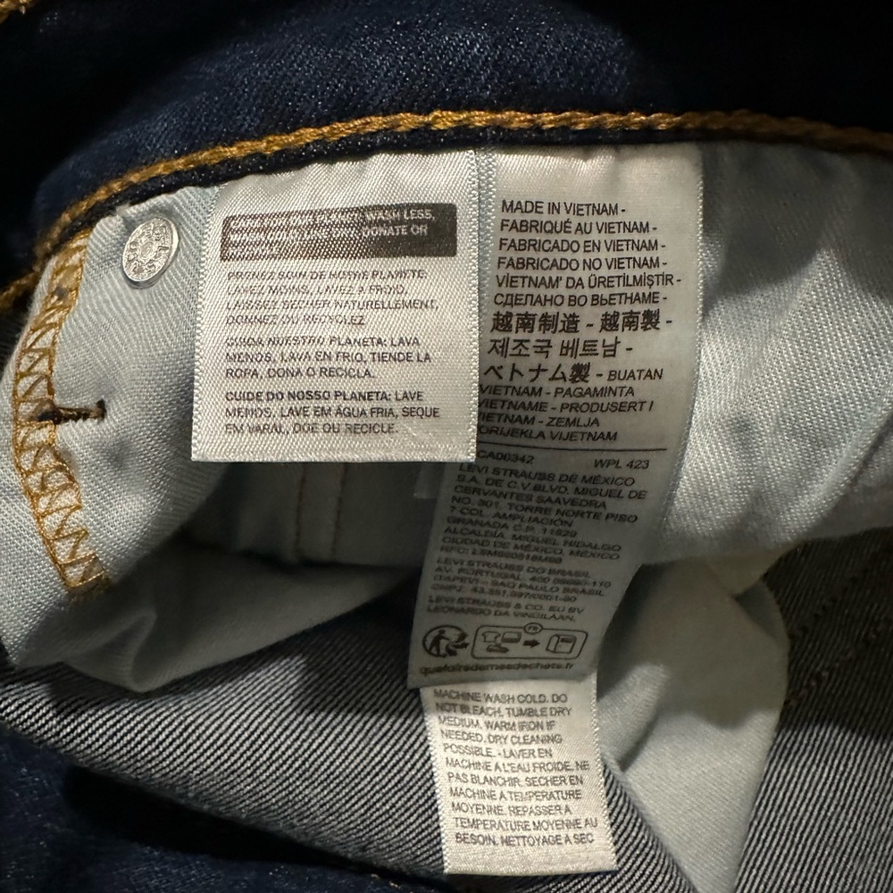 Levis Mens 502 Regular Taper Jeans‎ 36 X 30 NWT - Picture 6 of 7
